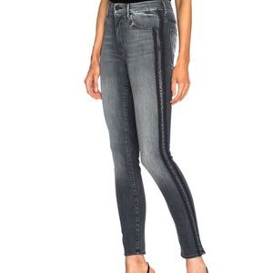 Mother High Waisted Looker Miss Moody Two Shoes Racer Size 25